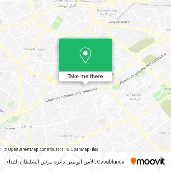 الأمن الوطني دائرة مرس السلطان الفداء map