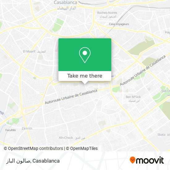 صالون الباز map