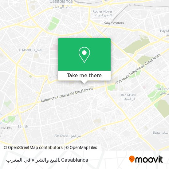 البيع والشراء في المغرب map