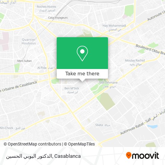 الدكتور اليوبي الحسين map