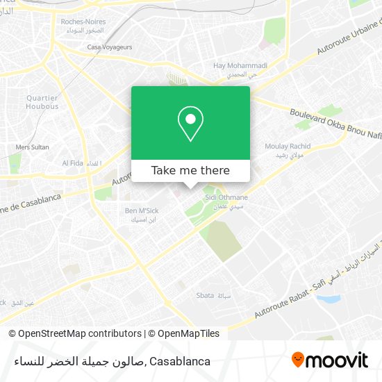 صالون جميلة الخضر للنساء map