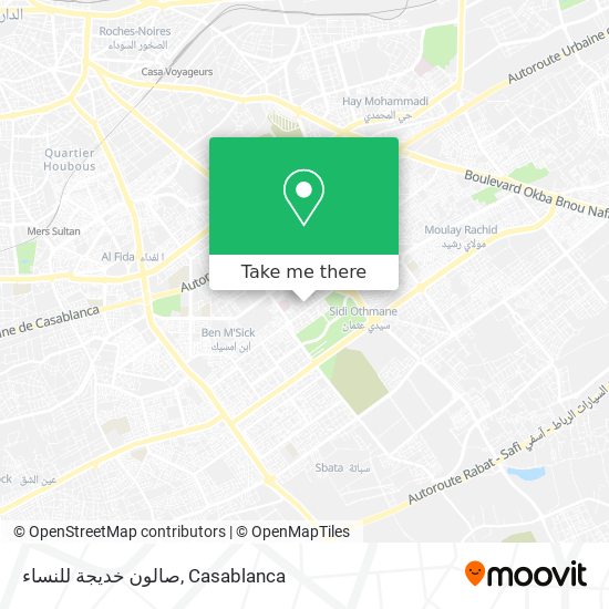 صالون خديجة للنساء map