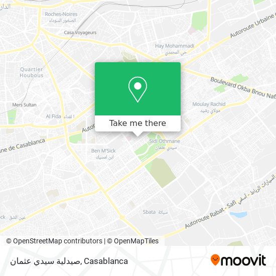 صيدلية سيدي عثمان map