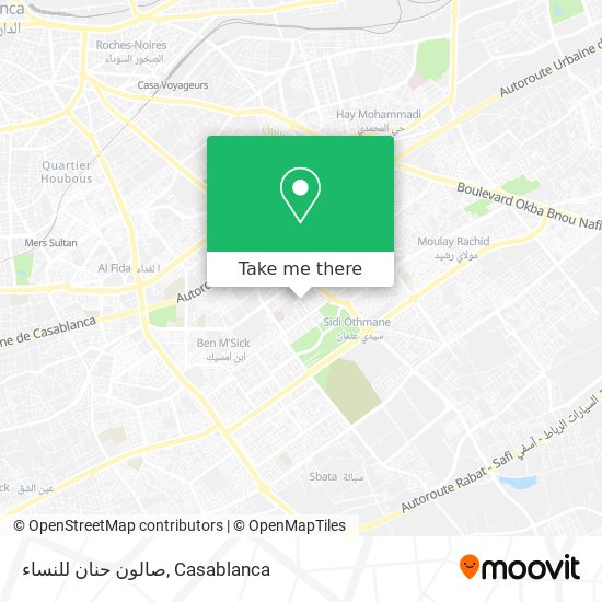 صالون حنان للنساء map