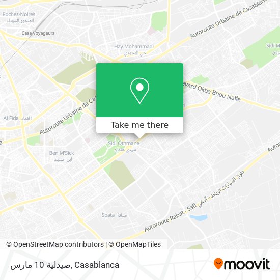 صيدلية 10 مارس map