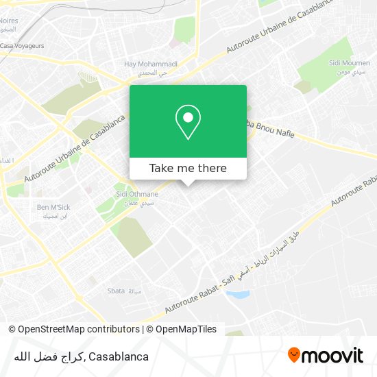 كراج فضل الله map