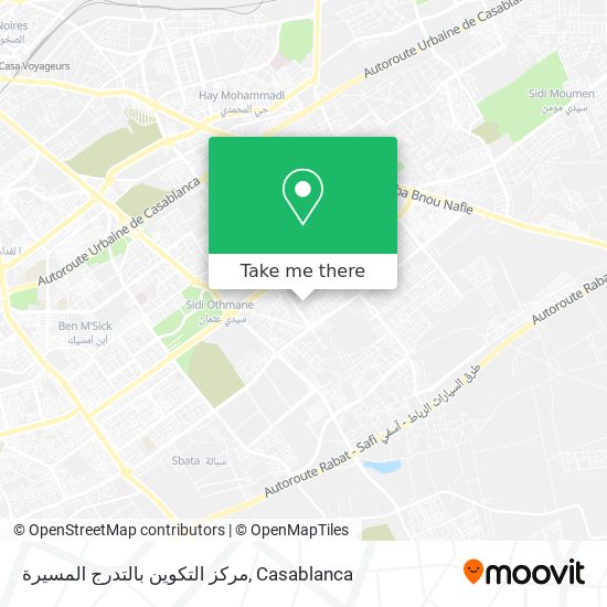 مركز التكوين بالتدرج المسيرة map