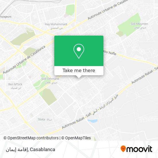 إقامة إيمان map