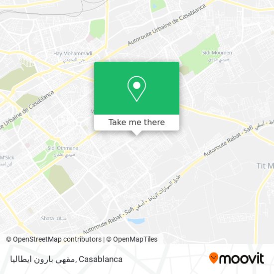 مقهى بارون ايطاليا map