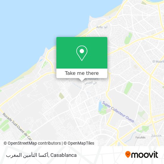 أكسا التأمين المغرب map