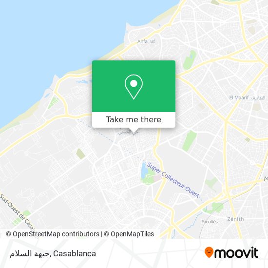 جبهة السلام map