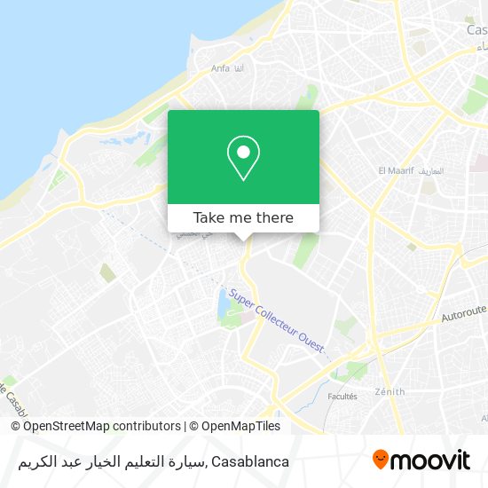 سيارة التعليم الخيار عبد الكريم map