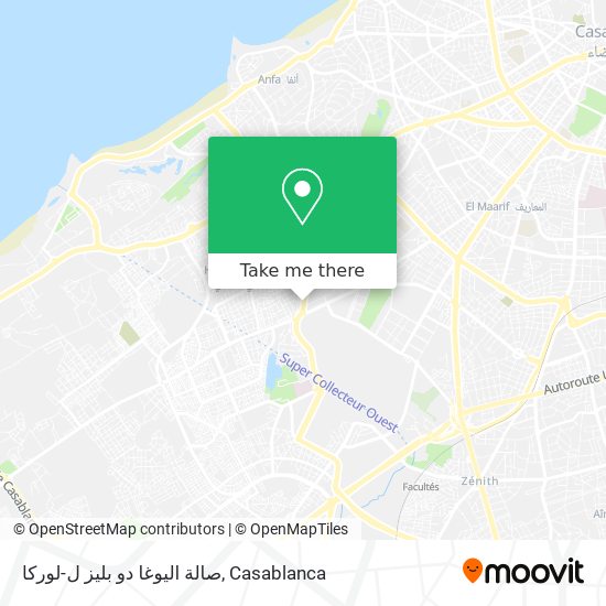 صالة اليوغا دو بليز ل-لوركا map