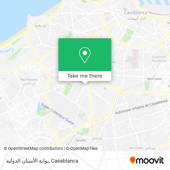 بوابة الأسنان الدولية map