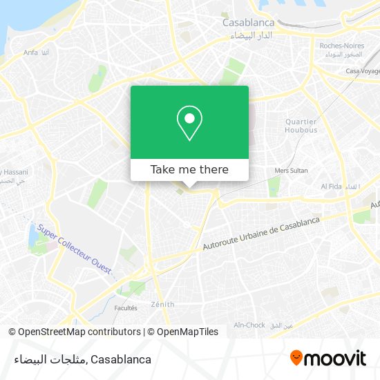 مثلجات البيضاء map