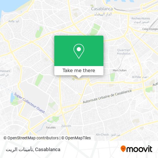 تأمينات الريت map