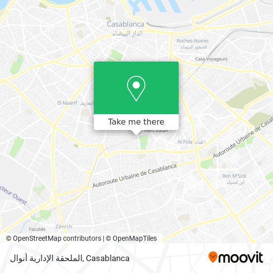 الملحقة الإدارية أنوال plan