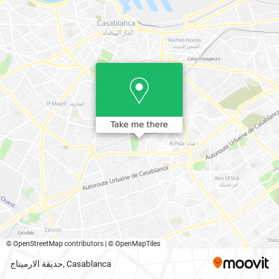 حديقة الارميتاج map