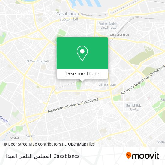 المجلس العلمي الفيدا map