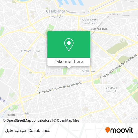 صيدلية خليل map