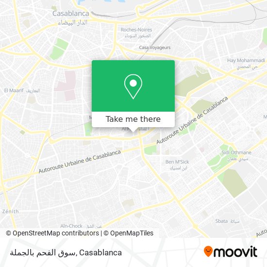 سوق الفحم بالجملة map