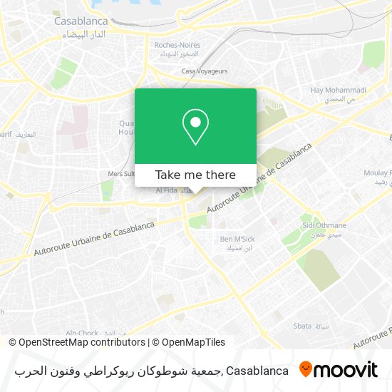 جمعية شوطوكان ريوكراطي وفنون الحرب map