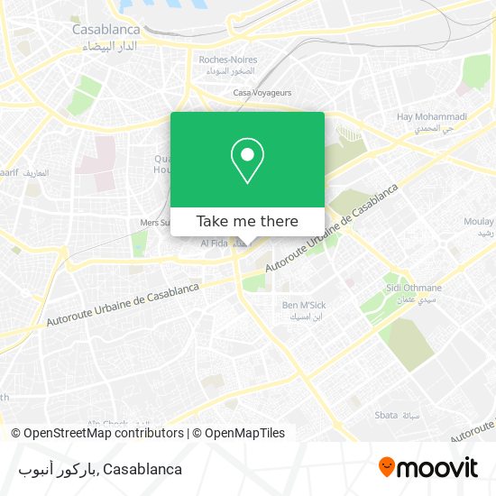 باركور أنبوب map