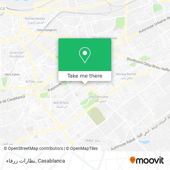 نظارات زرقاء map