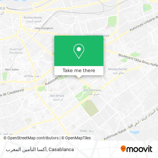 أكسا التأمين المغرب map