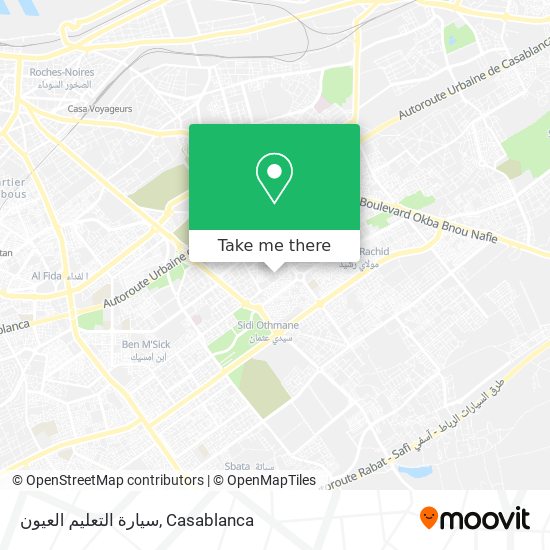 سيارة التعليم العيون map