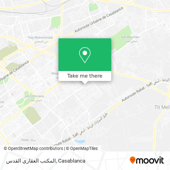 المكتب العقاري القدس map