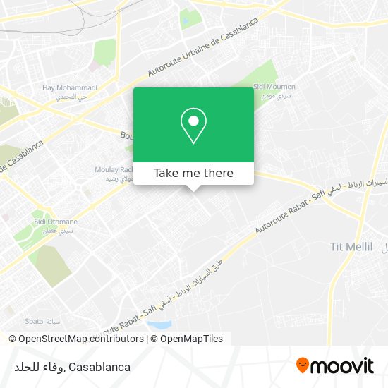 وفاء للجلد map