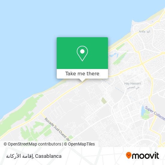 إقامة الأركانة map