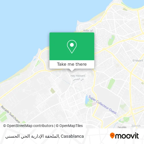 الملحقة الإدارية الحي الحسني map