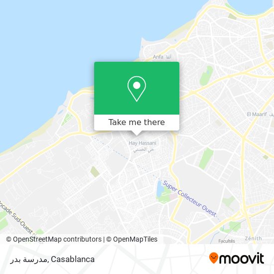 مدرسة بدر map