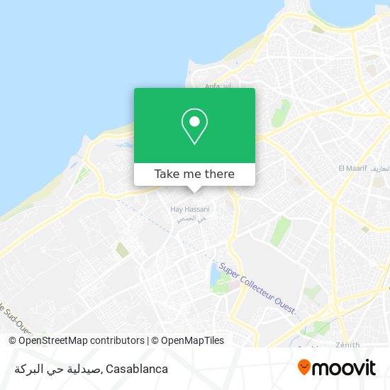 صيدلية حي البركة map