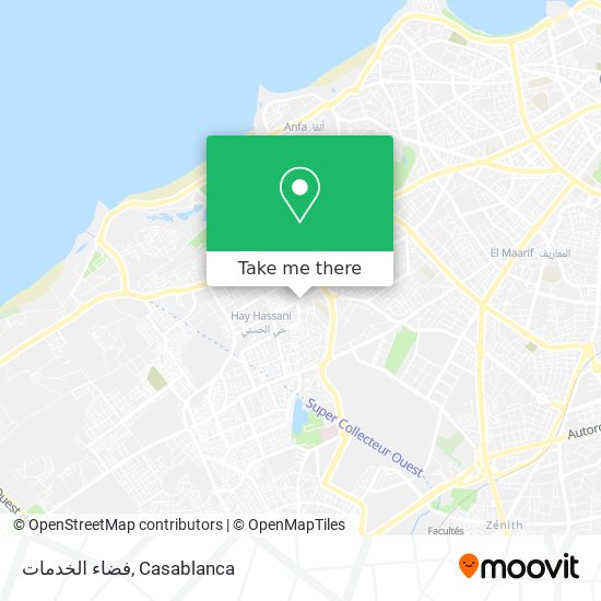 فضاء الخدمات map