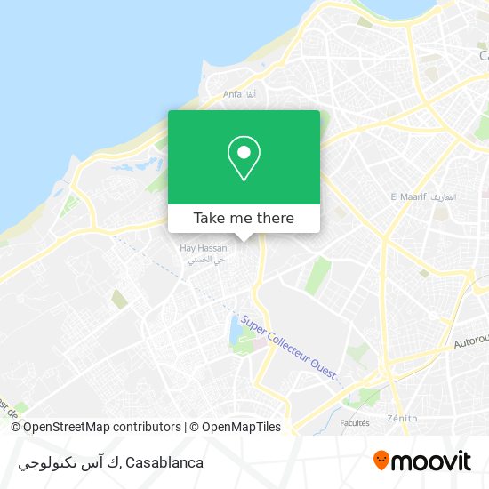 ك آس تكنولوجي map