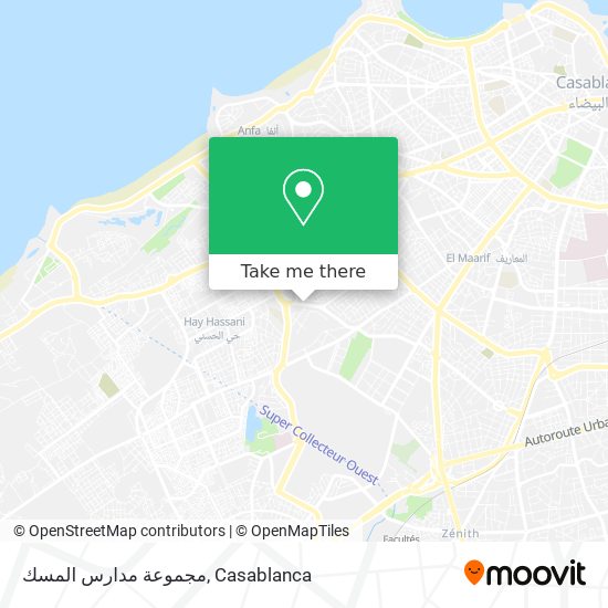 مجموعة مدارس المسك map