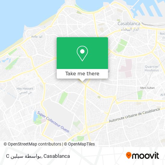 C بواسطة سيلين map