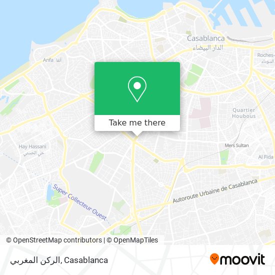 الركن المغربي map