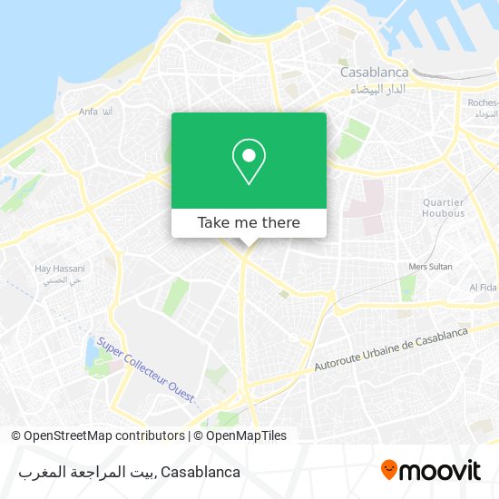 بيت المراجعة المغرب map