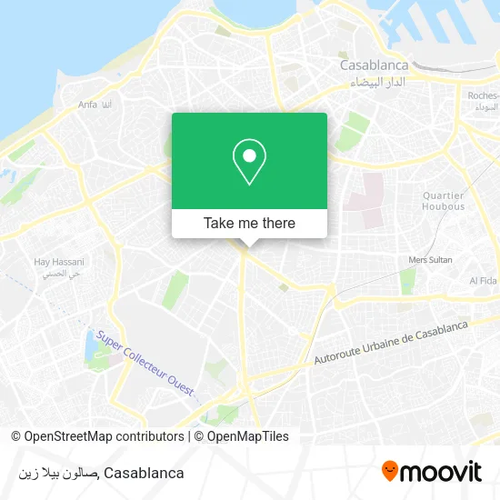 صالون بيلا زين map