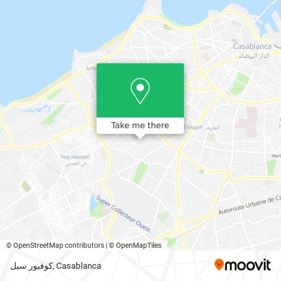 كوفيور سيل map