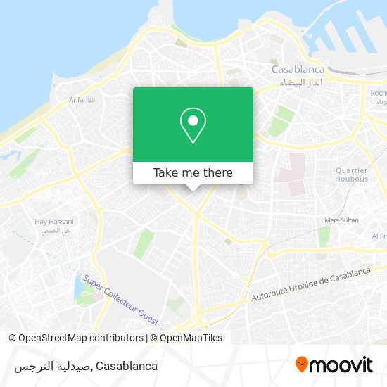 صيدلية النرجس map