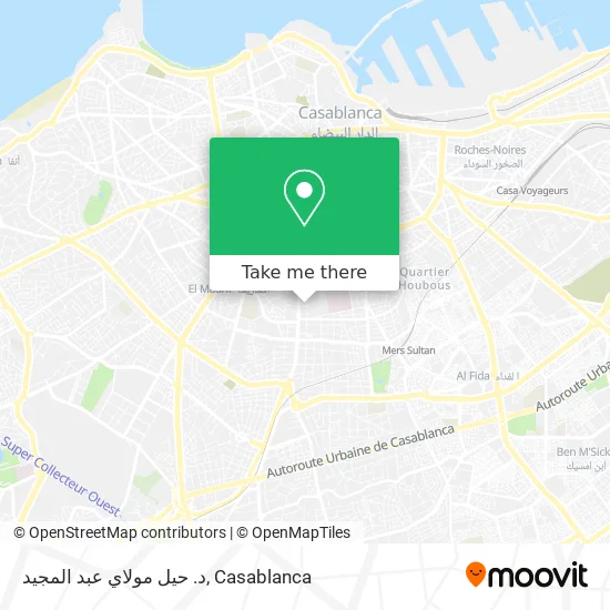 د. حيل مولاي عبد المجيد map