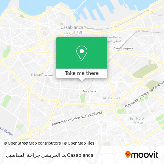 د. الحريشي جراحة المفاصيل map