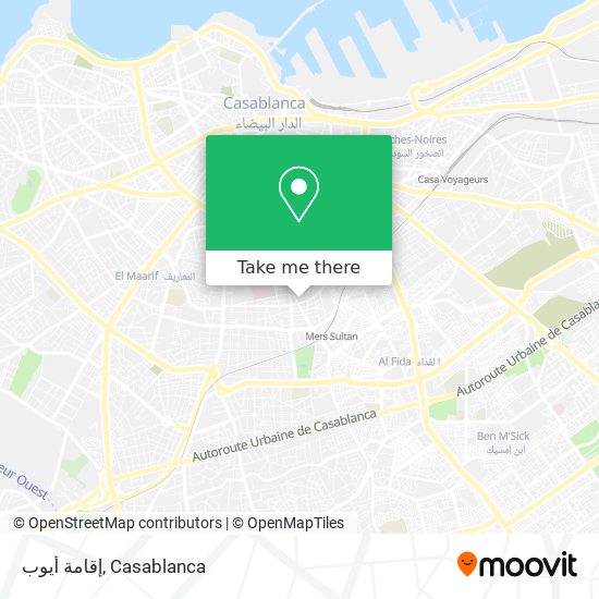 إقامة أيوب map
