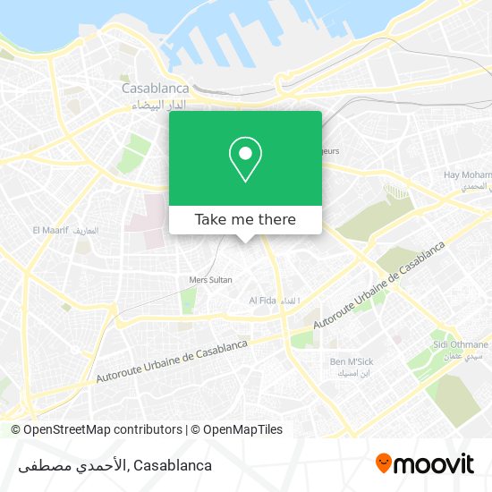 الأحمدي مصطفى map