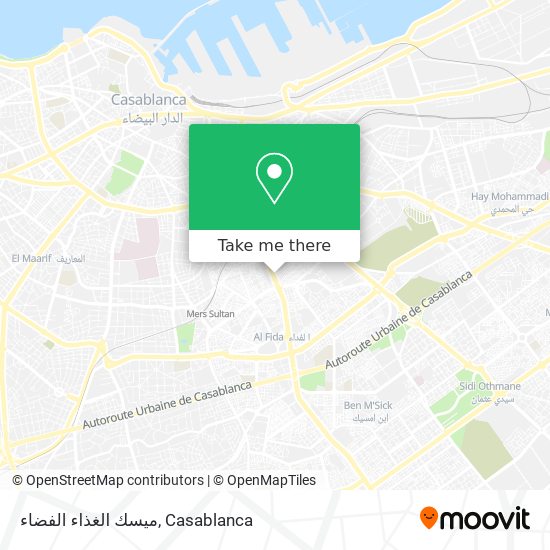 ميسك الغذاء الفضاء map